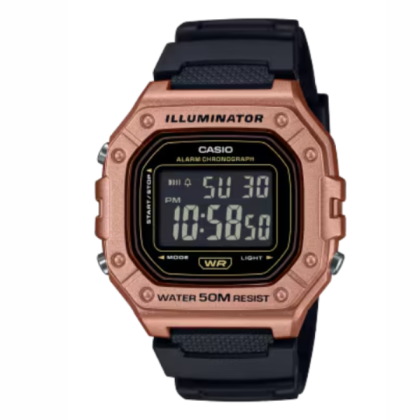 Casio General W-218HM-5BV Resin Band Digital Men Watch